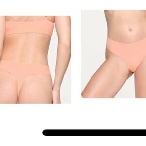 NWT SKIMS one pantie “fit everybody “ 
Deep Front -Thong - Sz Large